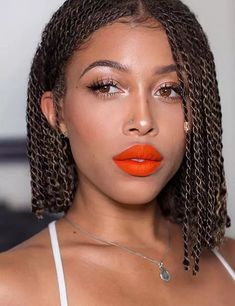 Bob Box Braids Styles, Natural Hair Fall, Short Bob Braids, Senegal Twist, Senegalese Twist Braids, Bob Braids Hairstyles, Senegalese Twists