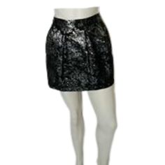 3 ena black/pewter floral print mettalic pleated mini skirt Pleated Miniskirt, Pleated Mini Skirt, Mini Skirt, Floral Print, Mini Skirts, Floral Prints, Skirt, Floral, Black