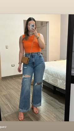 Outfits Juvenil, Celana Fashion, Outfits Gorditas, Outfits Con Jeans, Casual Chic Outfits, Concert Outfit Ideas, Southern Outfits, Midsize Outfits, Latina Fashion Outfits