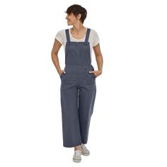 W's Stand Up® Cropped Overalls Patagonia Women, Corduroy Overalls, Woman Standing, Swimwear Sale, Overall Dress, Patagonia Womens, Body Size, In The Garden, Fair Trade