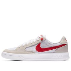 Nike Adversary SB 'White University Red' CJ0887-105 (SNKR) Nike Red Spring Sneakers, Nike Red Sneakers For Spring, Red Nike Sneakers For Spring, Nike Sb, Red And White, University, Nike, Red, White