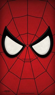 the face of spider - man from the amazing spider - man movie, with eyes wide open