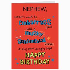 a birthday card with the words happy birthday