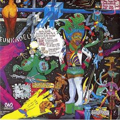 the cover art for an album by punk band futuradeli, featuring images of people