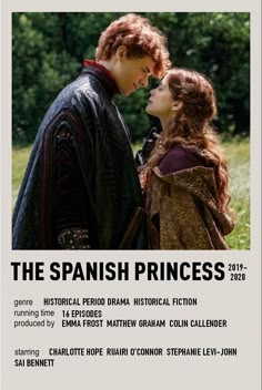 the spanish princess poster with an image of two people