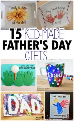 father's day gifts for kids that are easy to make and great for the whole family