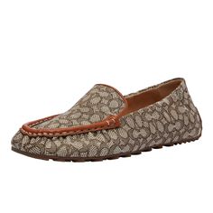 PRICES MAY VARY. Editor's Notes: A fresh take on a forever favorite, our streamlined Ronnie loafer is the perfect choice for workdays and weekends Signature Jacquard: This round-toe slip-on women's loafer is crafted with our signature jacquard upper - for a relaxed & sophisticated pair of Coach shoes All Day Comfort: Driving loafers with a man-made leather lining and leather footbed & a flexible grooved rubber outsole for all-day comfort It's All in the Details: Signature jacquard and leather up Classic Coach Slip-on Loafers, Coach Classic Slip-on Loafers, Coach Almond Toe Loafers For Work, Coach Flat Loafers For Work, Classic Coach Loafers With Flat Heel, Coach Casual Loafers With Flat Heel, Coach Casual Loafers, Casual Coach Loafers With Flat Heel, Coach Slip-on Loafers For Spring