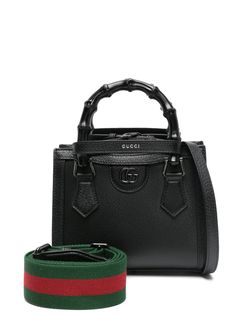 black calf leather grained texture signature Interlocking G logo plaque signature Web detailing concealed magnetic fastening signature bamboo top handles two adjustable detachable shoulder straps main compartment internal card slot metal feet satin lining gunmetal-tone hardware This item is in size UNI and the color is Black Gucci Shoulder Bag With Logo Hardware For Business, Gucci Textured Leather Business Shoulder Bag, Black Gucci Bag With Adjustable Strap, Gucci Calf Leather Shoulder Bag With Branded Hardware, Gucci Black Shoulder Bag With Top Carry Handle, Gucci Rectangular Bag With Logo Hardware, Gucci Calf Leather Bag With Branded Hardware, Gucci Leather Shoulder Bag With Logo Hardware, Gucci Shoulder Bag With Logo Hardware For Everyday Use