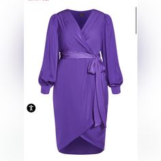 New With Tags Purple Dress Outfits, City Chic Dresses, Dressy Dresses, Chic Dresses, Bride Dresses, City Chic, Mother Of The Bride Dresses, Purple Dress, Graduation Party