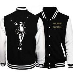 Michael Jackson Sweatshirt Autumn and Winter Men Women Fashion Baseball Jackets Shipping from the US. Easy 30 day return policy, 100% cotton, Double-needle neck, sleeves and hem; Roomy Unisex Fit. Baseball Jackets, Effortless Fashion, Elegant Shirt, Baseball Jacket, Comforter Set, Luxury Outfits, Michael Jackson, Autumn And Winter, Plastic Bottles