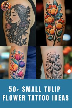 Discover 50+ Beautiful Tulip Flower Tattoo Designs for Women! Explore small & meaningful ink ideas, including black tulip flower tattoo stencils. Find out the symbolic meaning behind this delicate yet striking tulip flower tattoo. Flower Tattoo Stencils, Flower Tattoo Ideas, Most Popular Flowers, Popular Flowers, Black Tulips