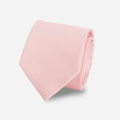 Add the Grosgrain Solid Blush Pink Tie to your wardrobe today. | Men's Tie Bar: Grosgrain Solid Tie - Skinny, In Blush Pink, Silk Blush Pink Bow Tie, Blush Pink Tie, Pink Standard Tie For Groom, Classic Pink Business Ties, Elegant Pink Ties For Semi-formal Occasions, Classic Adjustable Pink Tie, Mens Tie, Pink Tie, Men's Tie