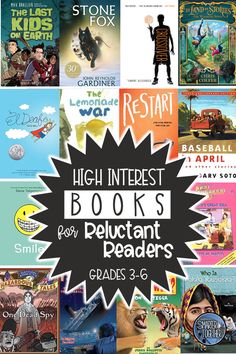 high interest books for reluctant readers