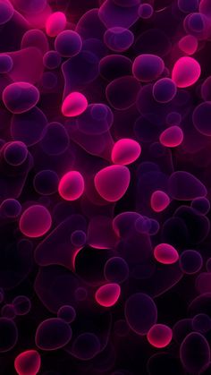 an abstract background with pink and purple circles