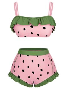 Tavern Wench, Retro Bathing Suits, Rockabilly Style, Super Outfit, Standard Dress, Red Swimsuit, Pink Swimsuit, Bra Types, Cute Swimsuits