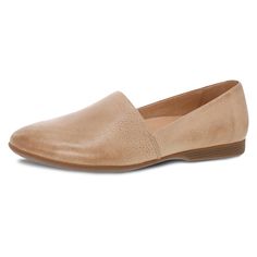 PRICES MAY VARY. SIMPLE STYLE: Our Larisa slip-on flat shoes offer classic sophistication that transitions from day to night with ease; from casual to dressy, these versatile women's shoes have you covered, comfortably. ALL DAY COMFORT: An ideal work shoe for women on the go, the removable molded EVA footbed includes Dansko Natural Arch technology and memory foam cushioning for comfort and support. QUALITY CONSTRUCTION: The cute, comfortable shoes are made with premium leather uppers, leather and textile lining treated for odor control, and a flexible half strobel construction. LIGHTWEIGHT SHOES: These women's shoes are finished with a flat heel and a lightweight rubber outsole. DANSKO WOMEN'S SHOES: Providing quality footwear with legendary comfort, Dansko shoes for women are chosen by th Comfortable Ballet Flats, Flats Shoes Comfortable, Comfy Flats, Flats For Women, Light Weight Shoes, Free Shoes, Dansko Shoes, Comfy Shoes, Ballerina Flats