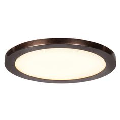 a round light fixture on a white background