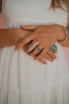 Shop our collection of real gemstone rings, necklaces, earrings and bracelets! From big Indian rings, to stunning bangles, we have it all!  Featured here is The Ruth Ring | Rainbow Moonstone. Bold statement ring that measures just under 2 inches. The white stone is a rainbow moonstone from India.  big rings indian. big rings boho. big rings fashion. big rings for women. big rings indian Wire Earrings Handmade, Shopping Essentials, Cowgirl Quotes, Large Stone Rings