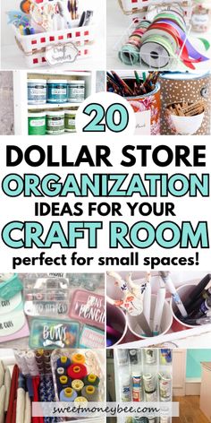 dollar store organization ideas for your craft room