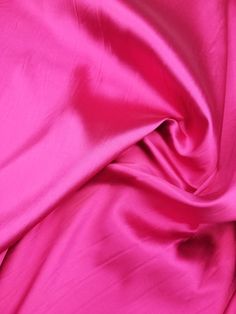 the pink fabric is very soft and shiny