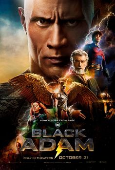 the movie poster for black adam