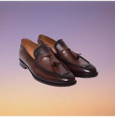 Introducing our Handmade Men Brown Leather Moccasin Shoes with tassels, the perfect blend of sophistication and style. Crafted with utmost precision and attention to detail, these Leather Loafer Shoes are designed to elevate your dress shoe collection. Made from high-quality leather, these shoes exude luxury and durability. The upper is crafted from genuine leather, ensuring a comfortable and breathable fit. The soft calf leather lining adds an extra layer of comfort, allowing you to wear these shoes for long hours without any discomfort. The sole, heel, and even the stitching of these shoes are made from genuine leather, emphasizing the superior quality and craftsmanship. The hand-stitched detailing adds a touch of elegance and uniqueness to each pair, making them truly one-of-a-kind. The Moccasin Shoes, Leather Loafer Shoes, Moccasins Shoes, Leather Moccasins, Long Hours, Ootd Style, Dress Shoe, Leather Loafers, What I Wore