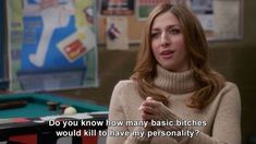 Brooklyn Nine Nine Gina, Sitcoms Quotes, Brooklyn Nine Nine Funny, Gina Linetti, Brooklyn 9 9, Meme Shirts, Series Quotes, Yearbook Quotes, My Personality