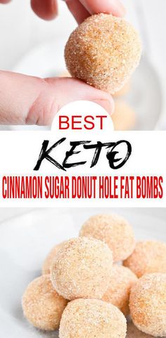 Cinnamon Sugar Donut Holes, Snacks Homemade, Desserts Quick, Keto Cakes, Keto Donuts, Bariatric Food