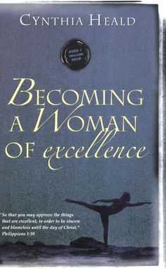 the book cover for becoming a woman of excellence