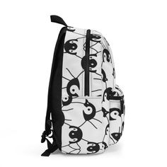 The perfect casual backpack. Penguin themed, water resistant and built-in padded mesh back panel/straps for extra comfort, breathability and easy carrying. Made in the USA. 100% Polyester Inner compartment for laptop or tablet. Side bottle pocket Inner Name Tag Tag us on Instagram @ezras_clothing for a chance to be featured on our page and receive special discounts!📸 Your satisfaction is our top priority so feel free to contact us if you have any questions or concerns. Processing Time: This pro Functional White Bags With Adjustable Straps, Casual White Backpack With Adjustable Straps, White Backpack For Outdoor Activities, Casual Sports Backpack With Adjustable Strap, White Softback Backpack For Outdoor Activities, Breathable Nylon Backpack For Everyday, Casual Breathable Backpack, Breathable Standard Backpack For Everyday Use, Casual White Backpack For Outdoor Activities