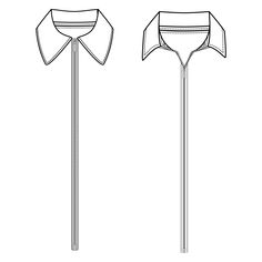 an image of a bow tie on top of a pole in the shape of a shirt