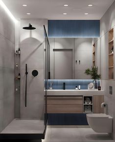 Modern Small Bathroom, Bathrooms Ideas, Luxury Master Bathrooms, Modern Bathroom Tile, Bathroom Inspiration Modern