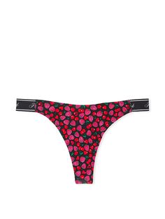 The Takeaway: A top-drawer staple This thong features super soft fabric that hugs your curves. Bare coverage: Total cheek peek with no back coverage Low rise High leg Logo waistband Imported Camo Pants Thong, Pink Ribbon Panties, Victoria's Secret Solid Color Brief Bottoms, Cheap Pink Low-cut Intimates, Pink Thong Panties, Buy Logo, Top Drawer, High Leg, Hug You