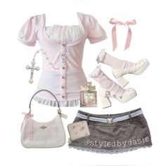 Fashion Cottagecore, Kawaii Things, Fairy Clothes, Outfit Collage, Dark Outfits, Causal Outfits, Virtual Stylist