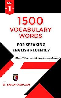 a book cover with red and black lines on it, which reads 150 vocably words for speaking english fluenly