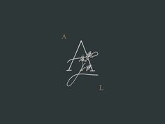 the letter a is drawn in white on a black background