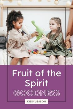 Searching for how to teach kids about the Fruit of the Spirit Goodness? This FREE done-for-you lesson guide for kids includes discussion scripts, an engaging song, a captivating video lesson, a hands-on activity, a challenge to live out the fruit of the Spirit Goodness in real life, and a free printable. This kids lesson teaches about the fruit of the Spirit Goodness with a free printable that brings the lesson to life. Did I mention that this Fruit of the Spirit Goodness Lesson for Kids is completely FREE?? Teaching Goodness Fruit Of The Spirit, Fruit Of The Spirit Goodness Object Lesson, Goodness Craft Fruit Of The Spirit, Goodness Fruit Of The Spirit, Christian Activities, Raising Godly Children