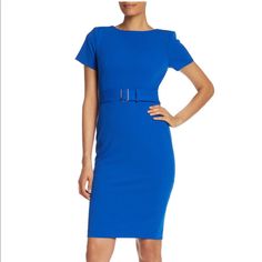 Nwt Calvin Klein Belted Waist Sheath Dress, Capri, Us 4 Retail: $119 Calvin Klein Knee-length Bodycon Midi Dress, Calvin Klein Bodycon Knee-length Midi Dress, Calvin Klein Fitted Casual Midi Dress, Calvin Klein Knee-length Midi Dress For Work, Calvin Klein Fitted Knee-length Midi Dress, Calvin Klein Knee-length Midi Dress For Office, Chic Belted Calvin Klein Dress, Chic Calvin Klein Belted Dress, Calvin Klein Belted Knee-length Dress