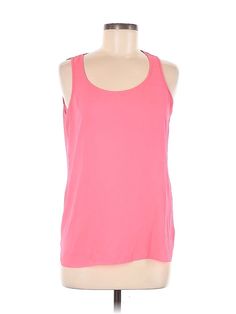 Express Sleeveless Blouse Size: Medium Tops - used. 100% POLYESTER | Express Sleeveless Blouse: Pink Tops - Size Medium Cheap Pink Tank Blouse, Pink Sleeveless Blouse, Designer Maternity, Pink Solid, Solid Tops, Small Tops, Pink Tops, Sleeveless Blouse, Do Good