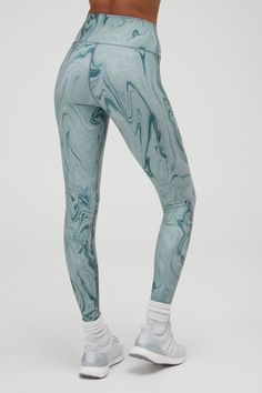 Description: 7/8 Legging Fitted. High Waisted Wide waistband, for a flattering fit Gusset Flat lock seams, helps prevent chafing and adds durability Soft smooth performance fabric with stretch Versatile green marble color Great for yoga, lounging, and everyday style.Why We Love: Marble green funky and versatileFabric: 71% Recycled Poly / 29% ElastaneCare: Wash cool, lay flat to dry Legging Fits, Yoga Activewear, Spiritual Gangster, Athleisure Wear, Green Marble, Hoodies For Sale, Performance Fabric, Mens Activewear, Fabric Shop