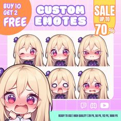 Emote Ideas Twitch, Pngtuber Inspiration, Png Tuber, Single Art, Emote Twitch, Emotes Twitch