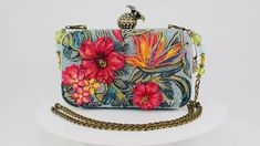 Teal Backdrop, Red And Orange Flowers, Novelty Handbags, Novelty Purses, Beads Collection