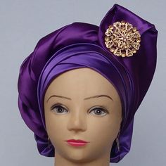 African Head Dress, Church Lady Hats, Ankara Short Gown Styles, Couture Hats, Ladies Hat, Mode Turban, Hair Turban, Head Wear