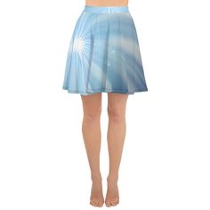 The soft fabric and flared cut of this skater skirt are just a few of the reasons why it's bound to become a favorite in your wardrobe. The flattering silhouette looks great on any body type, and thanks to the elastic waistband, you'll feel extra comfy. * 82% polyester, 18% spandex * Fabric weight: 6.78 oz/yd² (230 g/m²) (weight may vary by 5%) * Smooth fabric * Mid-thigh length * Elastic waistband * Overlock seams, coverstitch hemline * Blank product components in the US and Mexico sourced from Flowy A-line Summer Bottoms, Stretch A-line Gathered Skirt Bottoms, Casual Flare Skirt For Summer, Stretch A-line Skirt With Lining, Summer A-line Stretch Bottoms, Summer Fit And Flare A-line Skirt, Casual Flare Skirt With Lining, Flowy Lined Flared Tennis Skirt, Flowy Flared Tennis Skirt With Lining