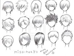 Male Hairstyles, Pelo Anime, Disney Paintings, Drawing Eyes, Anime Boy Hair, Anime Tutorial