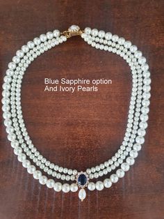 Wedding Necklace Pearls and Sapphire Blue Stone Ivory White Pearls Necklace Bridal Drop Pearl Vintage Style Silver Necklace Sapphire Choker - Etsy Saudi Arabia Sapphire Choker, White Pearls Necklace, Necklace Sapphire, Pearl Vintage, Pearl Necklace Wedding, Necklace Bridal, White Pearl Necklace, Pearls Necklace, Ivory Pearl