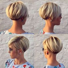 Short Blonde Pixie, Short Hair Cuts For Round Faces, Girls Short Haircuts, Cute Short Haircuts, Hair Styles 2017, Round Face Haircuts, Girl Haircuts, Hairstyle Gallery