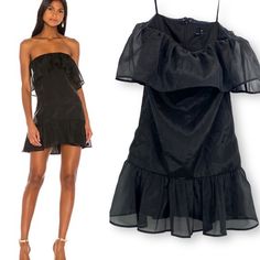 Reposhing This Item I Purchased From @Sageandquinn. Loved It, But Ready To Rotate For Something New. Questions? Leave A Comment Below! Ruffle Mini Dress, Something New, Strapless Dress, Mini Dress, Womens Dresses, Dresses, Women Shopping, Black, Color