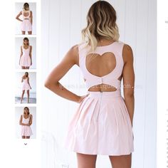 In Baby Pink Brand New Never Worn! (Received As Gift) Heart Cut Out Dress, Heart Cut Out, Cut Out Dress, Pink Brand, Out Dress, Boutique Dresses, Baby Pink, New Color, New Dress