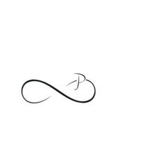 the initial letter f is made up of black lines on a white background, and it appears to be in cursive handwriting